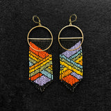 PRIDE | Black Muted Rainbow Earrings
