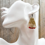 PECOS | Beaded Carnelian Earrings