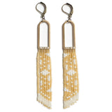 FLORENCE | Asymmetrical Beaded Earrings