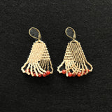 PECOS | Beaded Carnelian Earrings
