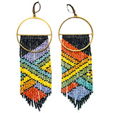 PRIDE | Black Muted Rainbow Earrings