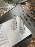 BEULAH | Woven Lace Beaded Earrings