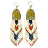DESERT | Copperhead Beaded Earrings