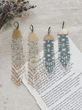 OPHELIA | Vintage Inspired Long Beaded Earrings