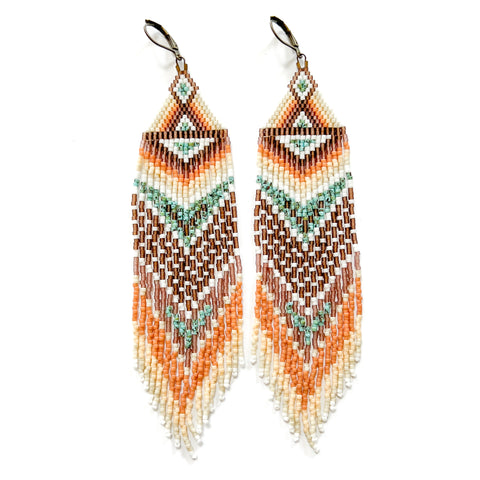 SANDIA | Turquoise Beaded Earrings