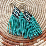 PALENQUE | Earrings with Labradorite Gemstone Beads