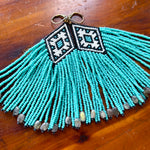 PALENQUE | Earrings with Labradorite Gemstone Beads