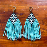 PALENQUE | Earrings with Labradorite Gemstone Beads