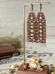 JOSEPHINE | Woven Beaded Fringe Earrings